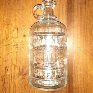 Vintage "White House Vinegar" Jug * Clean Clear * No Chips or Cracks *